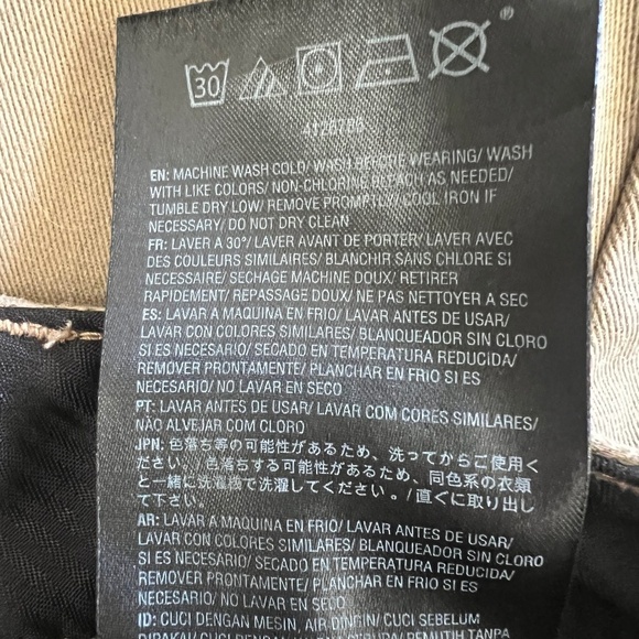 Volcom Vmonty Youth Khaki Pants Size 26 - Picture 4 of 5